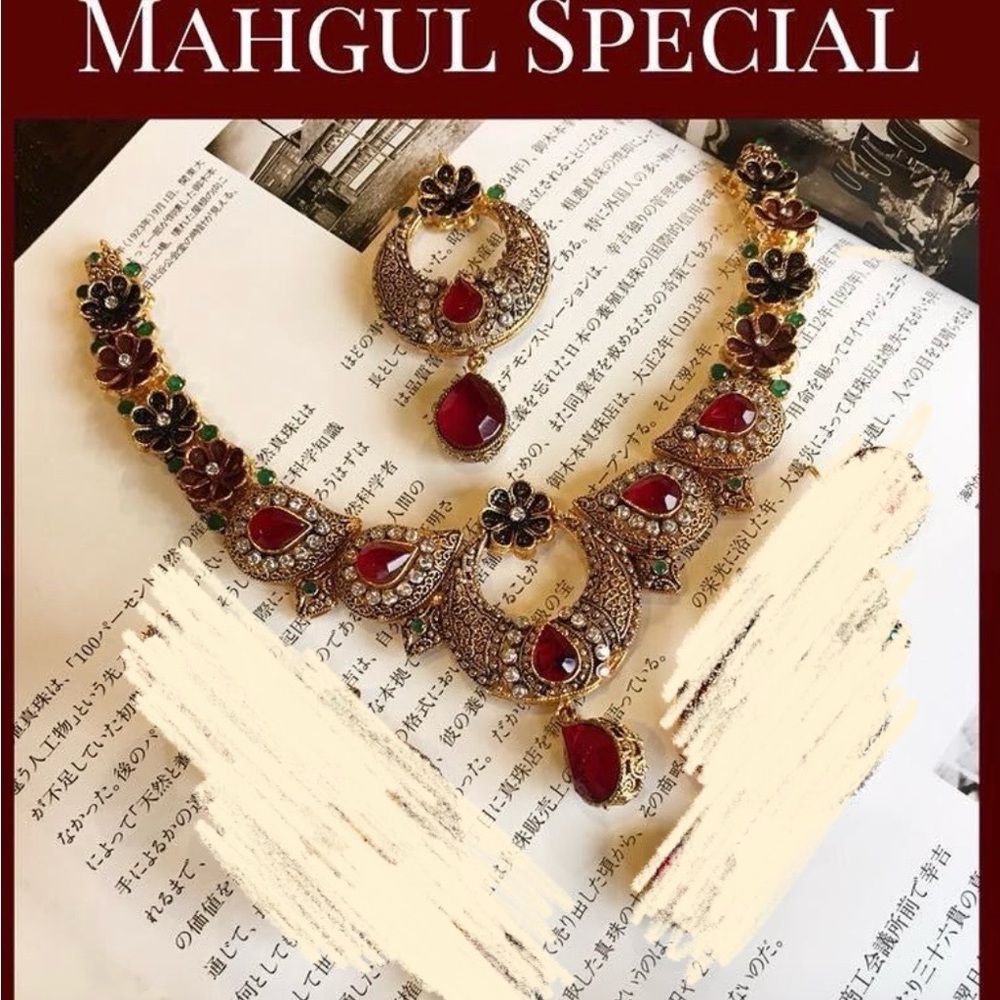 Zaheen kamran necklace and teeka